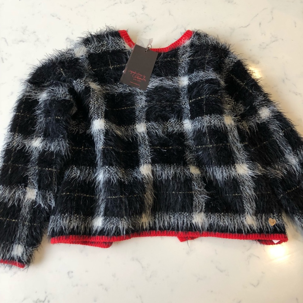 Catamini Black and Red Cardigan